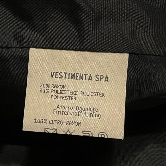 Giorgio Armani Black One Button Blazer - Picture 5 of 9